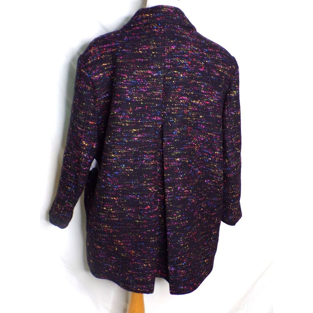 🆕 GANNI Oversized Jacket Wool Blend Small-Medium - Picture 11 of 13